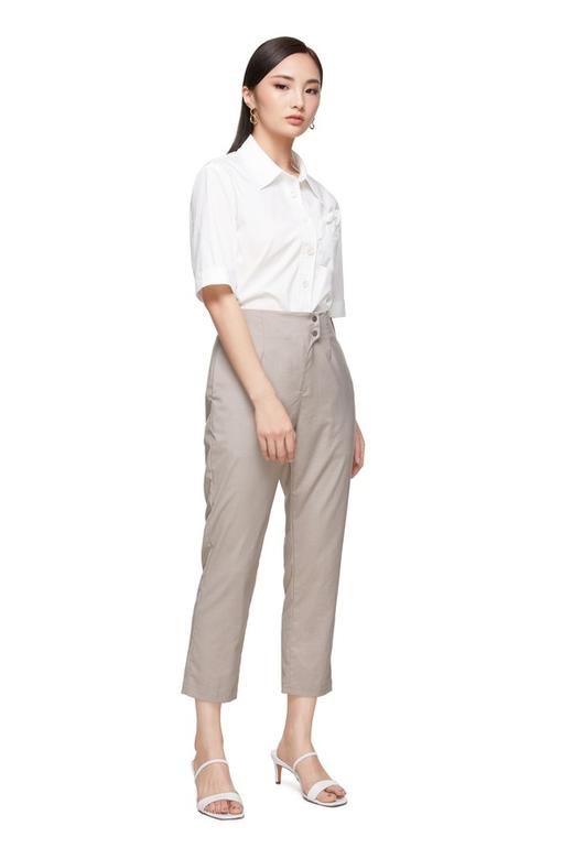 LNNNS 百搭插袋高腰九分裤 9063 商品图1