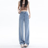 【HEY+JEANS】 窄版天丝港风 牛仔阔腿裤 拖地裤 2205# 商品缩略图4