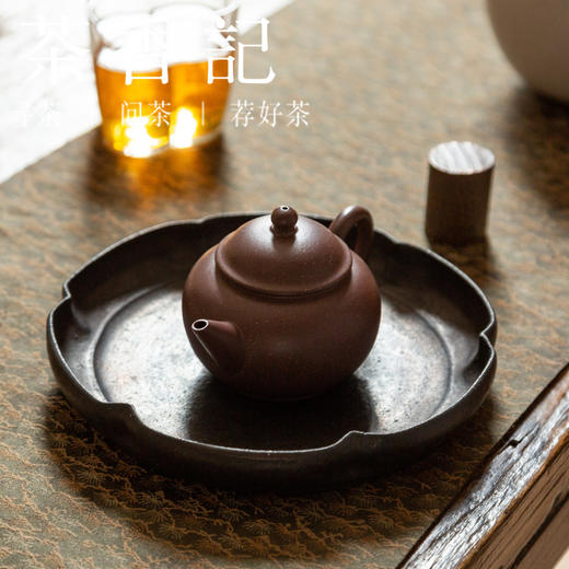 茶香记 紫砂壶 老拼紫水平壶 泥料少而珍 经典器型 周正挺立 泡茶壶 商品图4