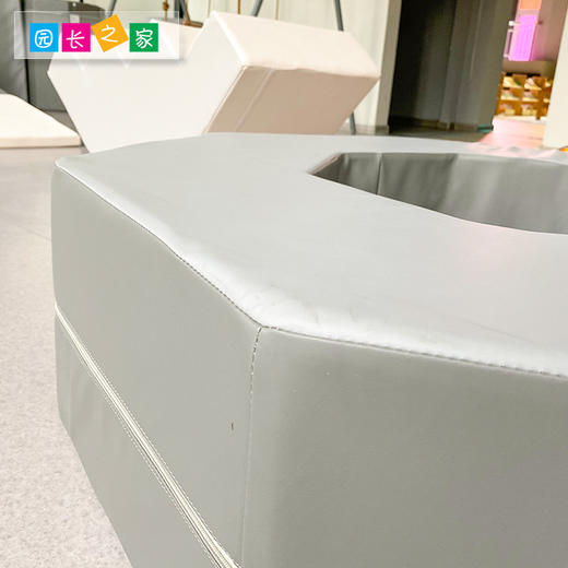 儿童体适能空心八角环幼儿园感统训练器材跳箱玩具圆柱体软包组合 商品图2