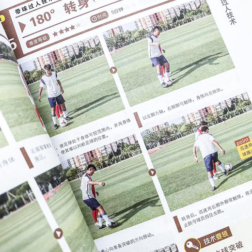 图解足球训练 技战术与体能训练200项 视频学习版 足球书籍 足球训练书籍 商品图2