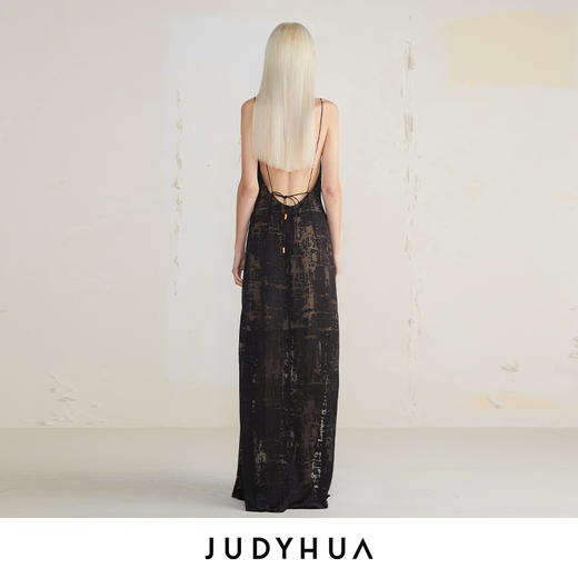 JUDYHUA 透视肌理设计款吊带裙 商品图2