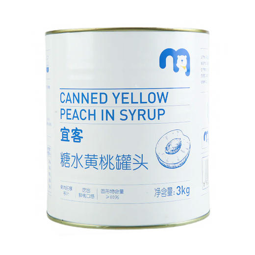 MC 麦德龙 宜客 糖水黄桃罐头 3kg 商品图0