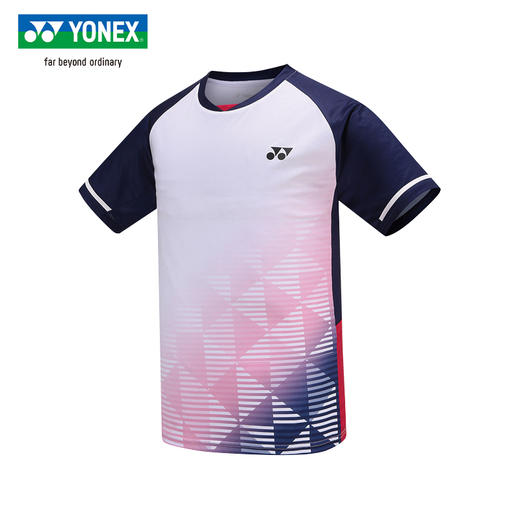 【双11大促进行中】新款 yonex 尤尼克斯羽毛球服110033BCR 210033BCR男款女短袖速干上衣大赛服yy运动服 商品图2