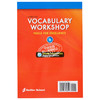 【中商原版】Vocabulary Workshop 2022 Student Edition Grade12 Level G词汇工作坊学生书高中三年级 英文原版进口教辅参考 商品缩略图1