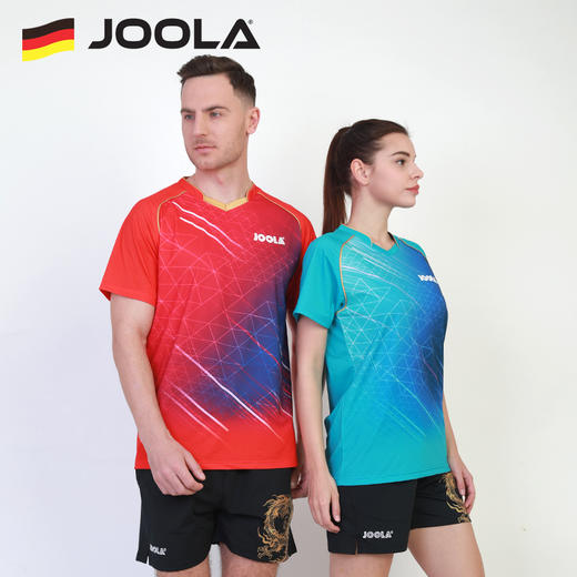 JOOLA尤拉新款星恋乒乓球服训练服运动短袖上衣球衣短T恤 商品图1