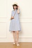 Lia Shade 设计感条纹衬衫裙 7101 商品缩略图0