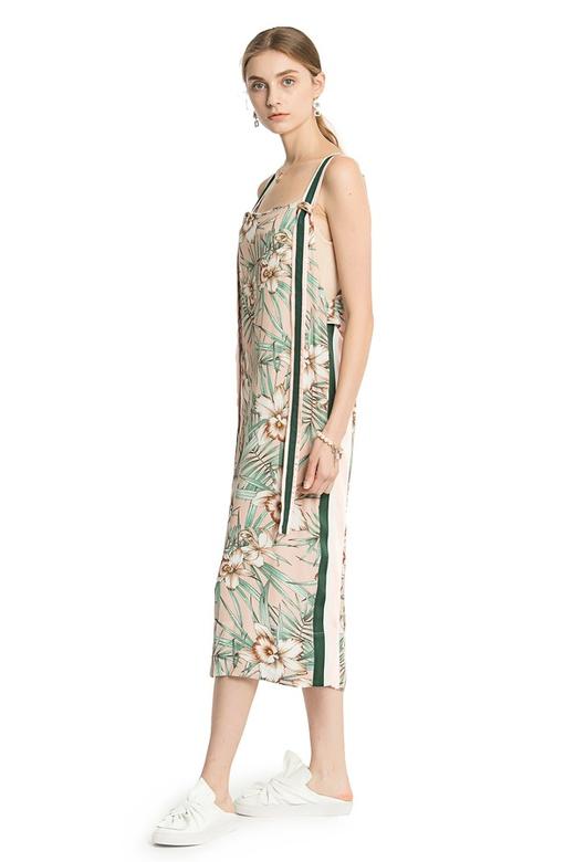 WEN&VI 印花长吊带直筒连衣裙 2376 商品图2