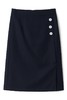 LNNNS 纽扣装饰高腰半身裙 9087 商品缩略图3