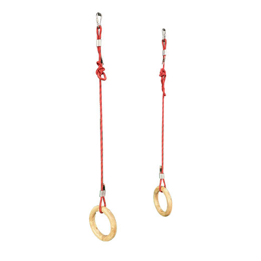 木质吊环秋千组儿童感统康复训练器材悬挂吊缆教具配件家用悬吊器 商品图4