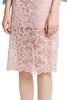 SUMMER & SAGE 粉色钩花镂空包臀裙 2482 商品缩略图4