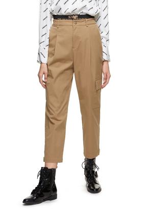 Kai & Kiera 字母高腰插袋工装裤 8941