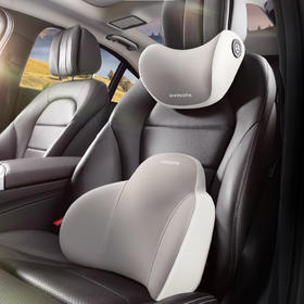 「记忆棉内芯！五色可选」汽车头枕腰靠车载记忆棉靠垫腰垫靠背腰枕车用护颈枕汽车装饰