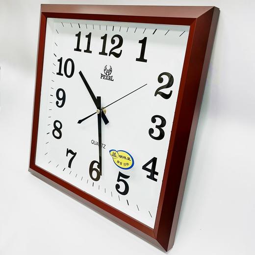 明珠星PW144方形石英钟挂钟钟表35*35cm一个 商品图1