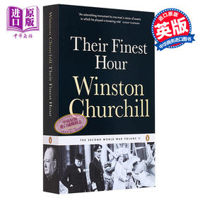 【中商原版】丘吉尔二战回忆录 2 The Second World War 2 Their Finest Hour 英文原版 Winston Churchill