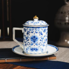 【团购展示】盛世如意新龙杯青花