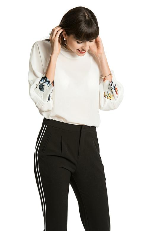 EMC亿美丞 花朵印花微透雪纺上衣 2134 商品图2