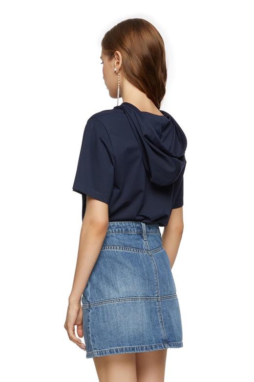 SUMMER & SAGE 字母印花连帽T恤 7204 商品图1