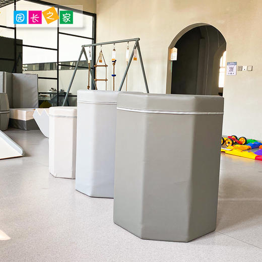 体适能八角柱滚筒感统训练器材海绵泡沫亲子玩具儿童宝宝跳箱组合 商品图3