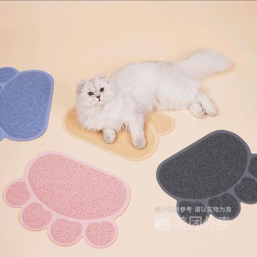 猫砂垫防带出宠物防水垫子餐垫猫咪脚垫易清洗防滑地垫/1个 商品图2