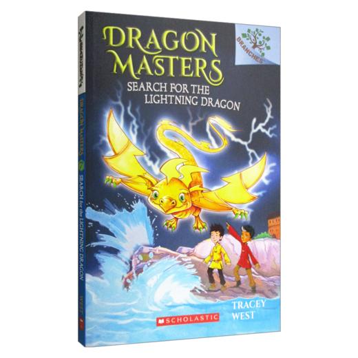 英文原版 Dragon Masters #07 Search For The Lightning Dragon 黑白 驯龙大师7 学乐大树系列 英文版 商品图0