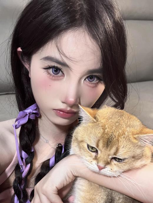 【大直径】PUFF GIRL-初恋花园-14.5mm【年抛 0-800度 含525/575】 商品图13