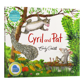 西里尔和帕特 英文原版绘本 Cyril and Pat Emily Gravett 埃米莉格雷维特 动物故事书 亲子阅读趣味图画书 英文版进口英语书籍