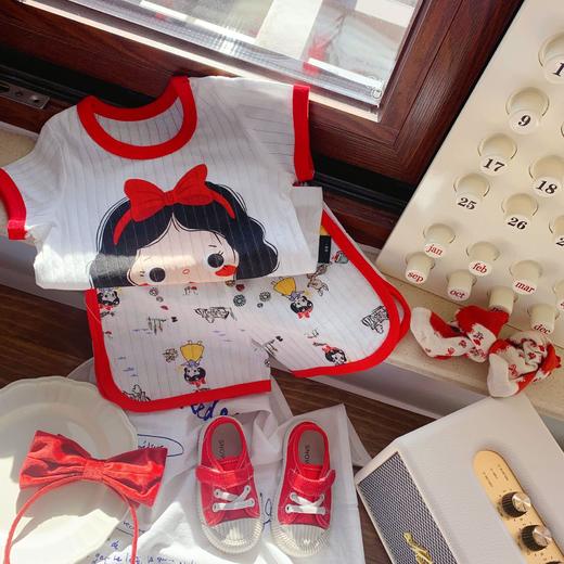 【ins！儿童家居服】2023夏新款男女童短袖短裤两件套儿童韩系套装宝宝纯棉圆领上衣 商品图9