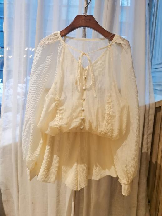 【门店同款】2023年夏季侘寂风天丝抽绳系带套装 150712960 商品图8