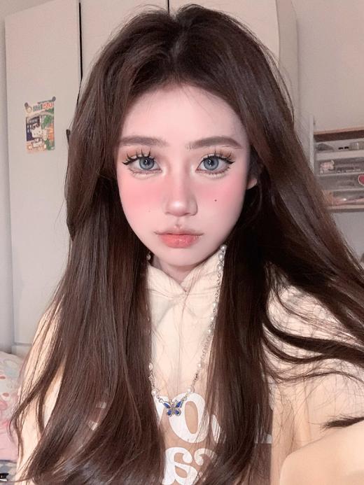 【大直径】PUFF GIRL-银海珍珠-14.5mm【年抛蓝 0-800度 含525/575】 商品图2