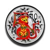 2016猴年生肖彩色银币 彩银猴 商品缩略图3