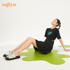 Safiya/索菲娅 2023夏季新品新潮IP炸毛兔松糕厚底外穿一字拖鞋 SF32110017 商品缩略图3