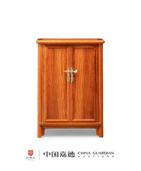 红桥红  家具严选  缅甸花梨（大果紫檀）【53 缅花全独板 小号 圆角柜】