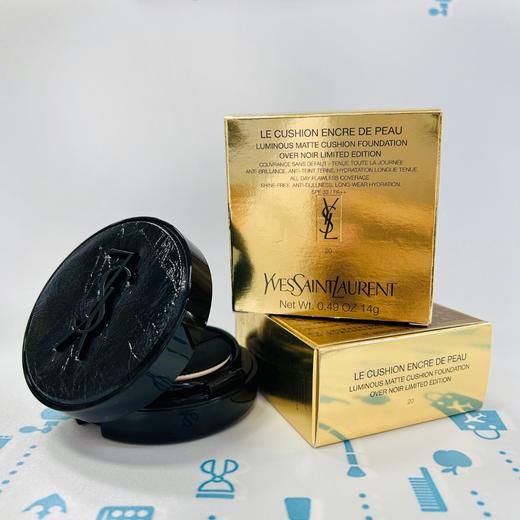 YSL全黑皮革气垫 (niki 限量版)（788960）（788977） 商品图0