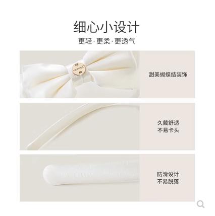 英氏儿童蝴蝶结发带女童可爱发绳头饰2023新款发箍女YRPAJ0P324A 商品图2