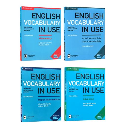 原版进口English Vocabulary in Use剑桥英语词汇学习工具书初中高级4本英文英式英语教材englishvocabularyinuse 商品图0