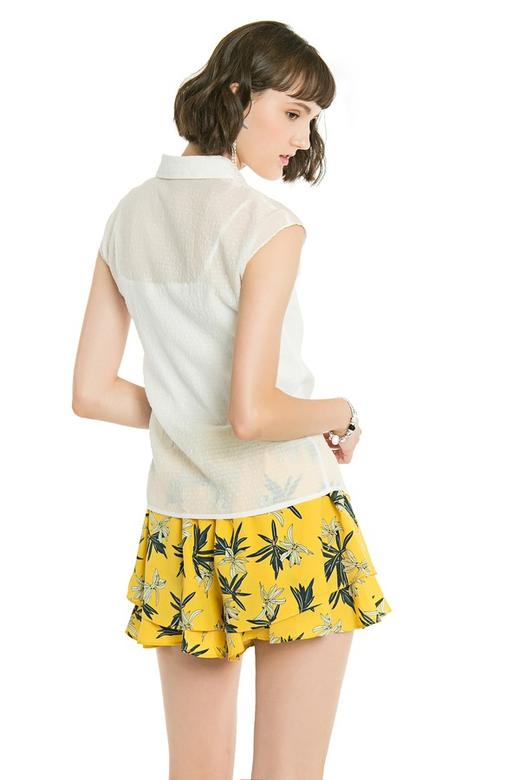 SUMMER & SAGE 半透明衬衫上衣 2576 商品图3