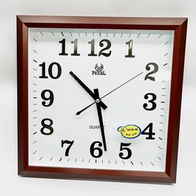 明珠星PW144方形石英钟挂钟钟表35*35cm一个