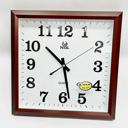 明珠星PW144方形石英钟挂钟钟表35*35cm一个 商品图0
