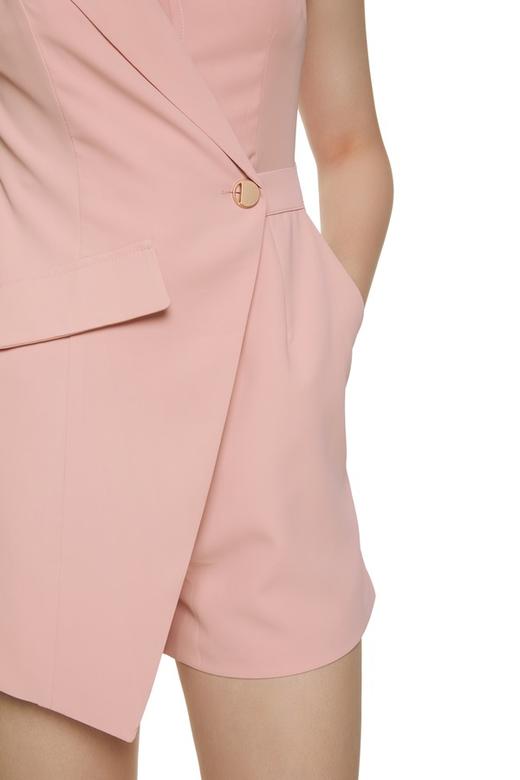 NOIR 珊瑚色无袖西装连体裤 7153 商品图2