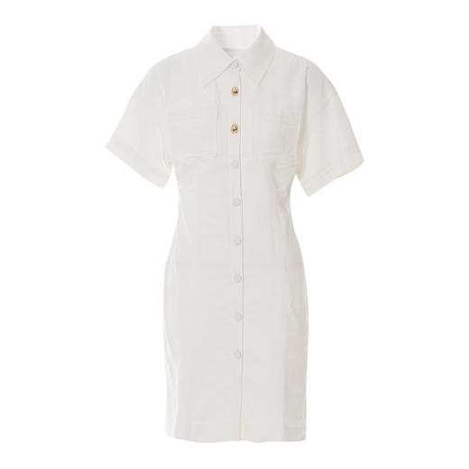 VIMAGE纬漫纪夏季新款时尚百搭简约通勤衬衫连衣裙V1907517 商品图6