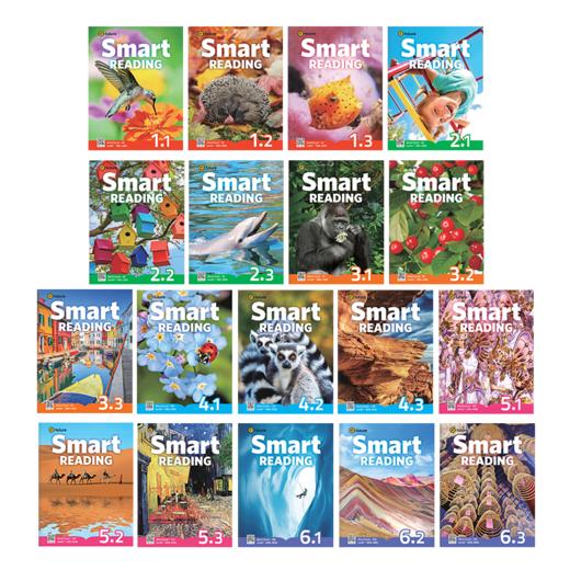 原版进口新版smart reading123级别学生教材少儿英语启蒙寒暑假短期阅读课程提高单词积累量读写分级阅读e-future 商品图1