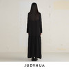 JUDYHUA 系带弧线拼接设计款连衣裙 商品缩略图2
