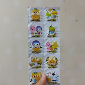 啵乐乐明星总动员压片糖果桔子味12g