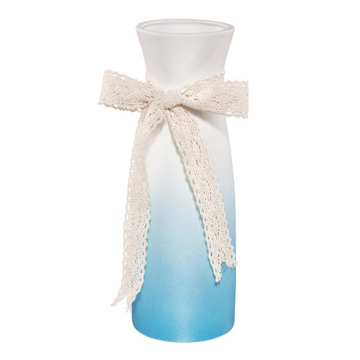 清新渐变色磨砂陶瓷花瓶创意水养插花 简约餐桌客厅家居装饰摆件 商品图3