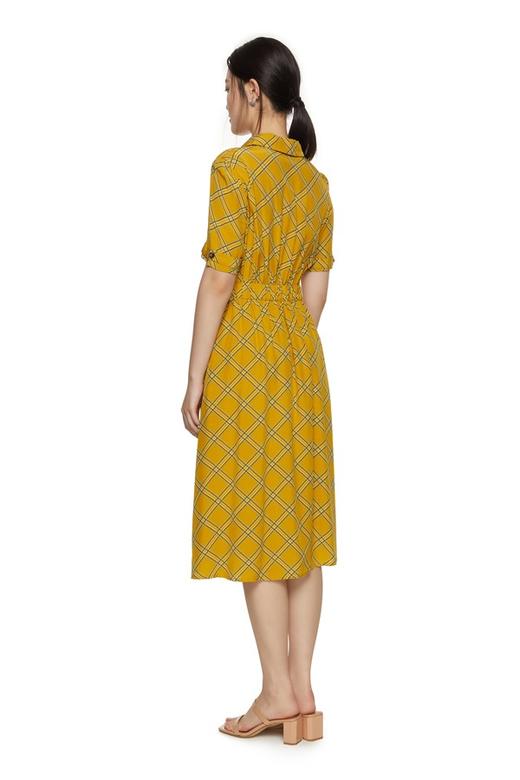 SUMMER & SAGE 腰部镂空印花连衣裙 7071 商品图1