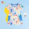 贝贝怡夏季女童轻薄短袖连衣裙卡通印花直筒裙时尚圆领裙子洋气女 商品缩略图1