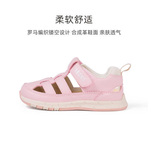 泰兰尼斯夏季婴童段罗马编织镂空超纤凉鞋T11B3B3382★ 商品图4