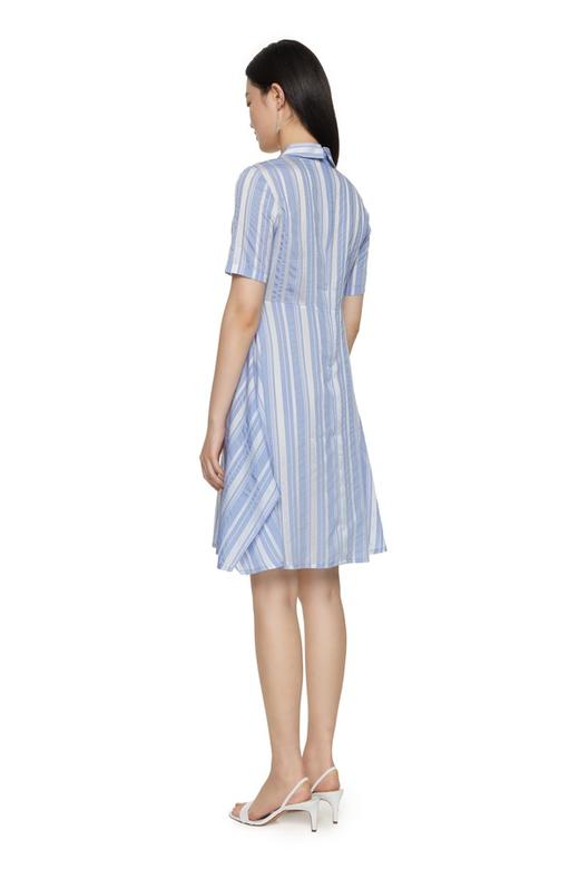Lia Shade 设计感条纹衬衫裙 7101 商品图4