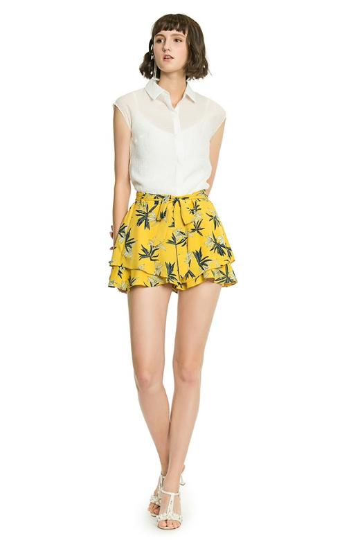 SUMMER & SAGE 半透明衬衫上衣 2576 商品图1